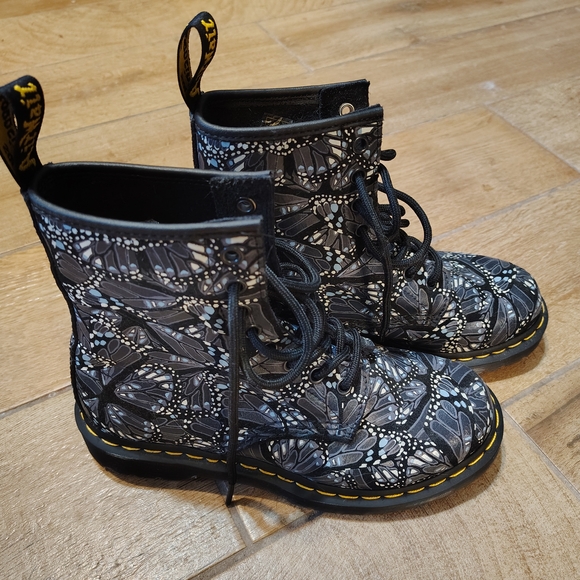 Dr. Martens Shoes - Dr. Martens Monarch Butterfly 1460 Boots US 6